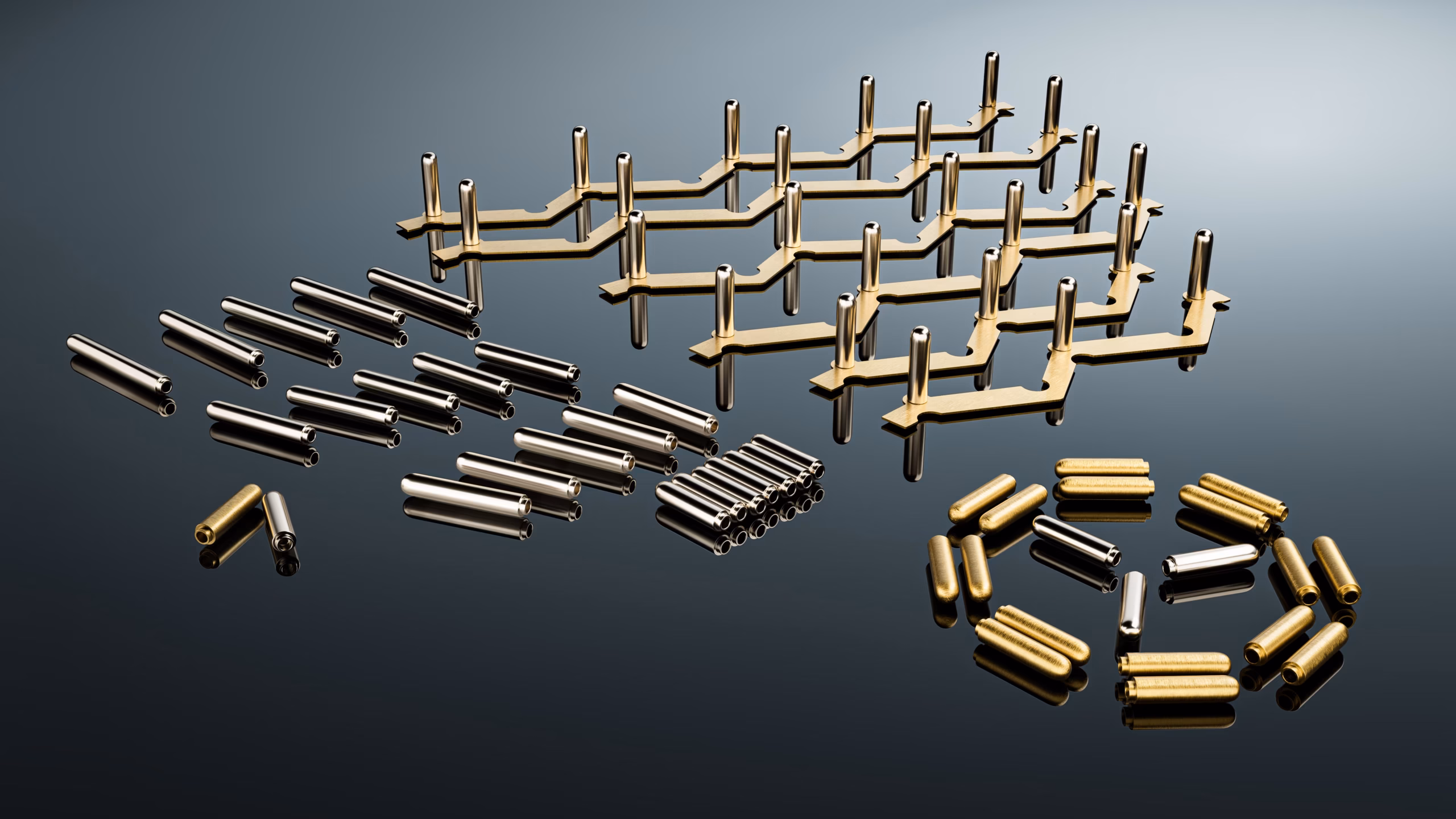 Metallische Hohlstifte für präzise industrielle und elektrische Anwendungen