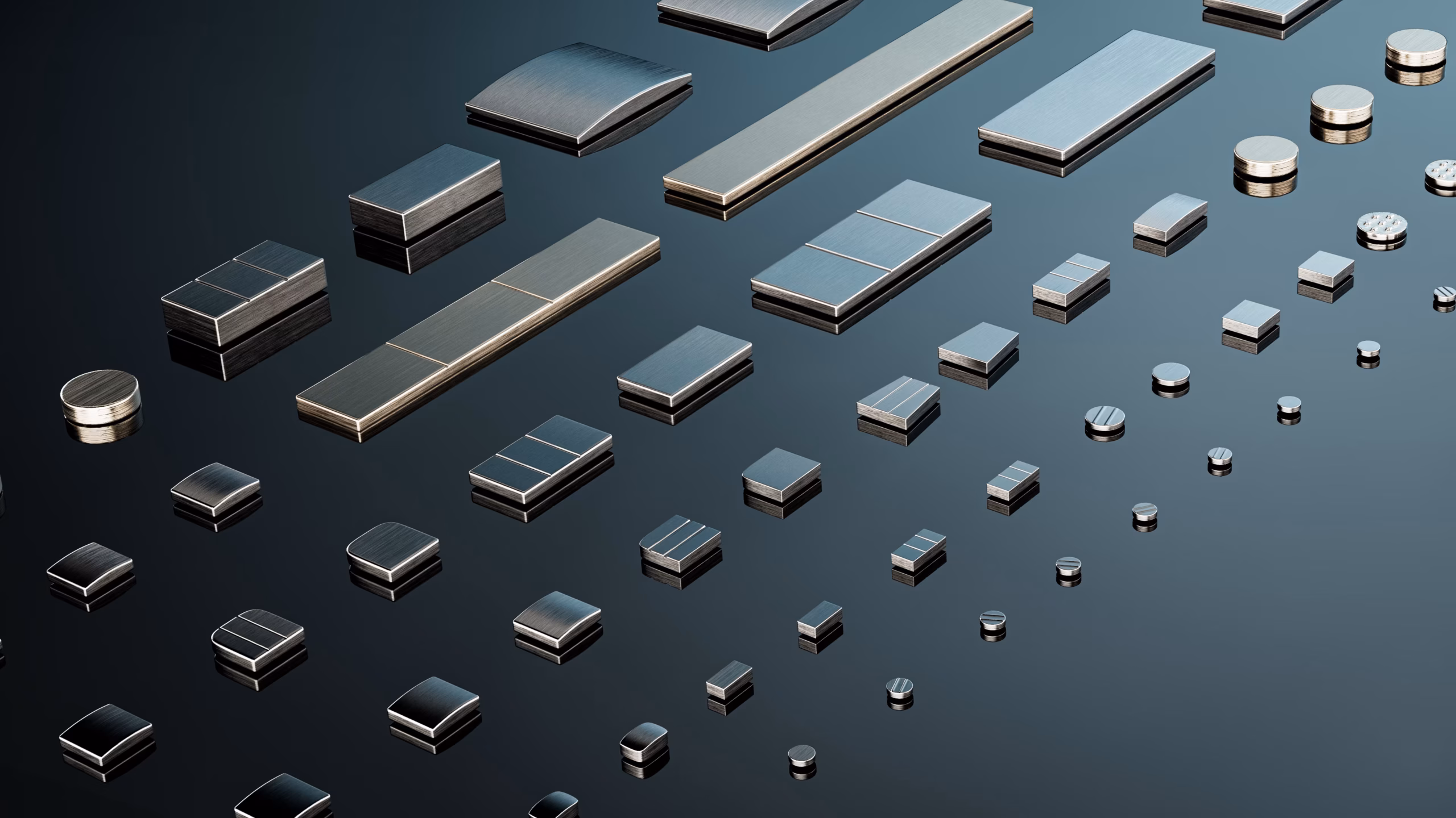 Kontaktauflagen aus Silberlegierung für elektrische Kontakte in Schaltern und Relais